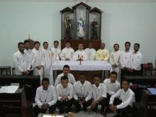 Admission of 11 new seminarians to the seminary preparatory year (SPY).