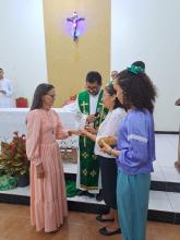 Professione perpetua della Missionera Maria de Fatima Nunes Silva della Provincia S. Giuseppe