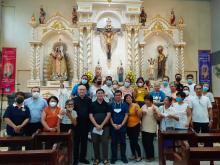 with the lay leaders of the Parish of Mary, Comforter of the Afflicted