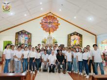 Various groups of St. John Paul II Parish in Sta. Cruz, Digos.