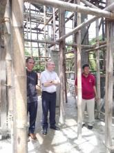 Chapel of the Bambinella under construction.