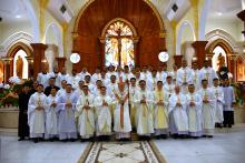 con i confratelli rogazionisti che hanno partecipato alla liturgia