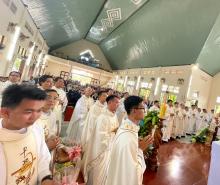 During the Mass.