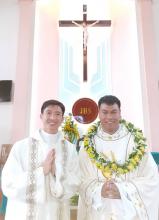 Fr. Paul Chinh a d Dcn. Francis Xavier Phuc Thien, who belong to the Parish, were ordained together in Dalat last August 19.