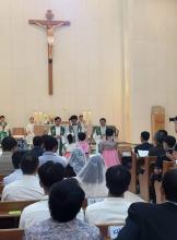 Confirmation at the Seo Myeon Catholic Church. 