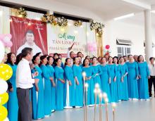 The Parish Choir offering a song.