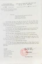 Document of the civil recognition of the Congregation issued by the authorities of Ho Chi Minh City.