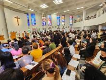 Easter Mass for Migrant Catholics in the Archdiocese of Gwanju.
