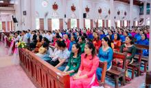 Oct 12: Thanksgiving Mass of Fr. Joseph Thong in his parish in Nghe An, Diocese of Vinh, Vietnam.