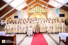 I sacerdoti rogazionisti provenienti dalle varie comunità della Provincia San Matteo (filippine, corea del sud, indonesia, vietnam, australia)