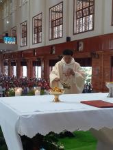 Oct 10: Thanksgiving Mass of Fr. Thomas Tai in his parish in Dong Nai, Diocese of Xuan Loc, Vietnam.