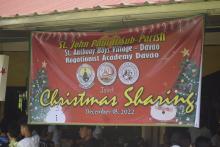 Toril, Davao. Christmas Sharing 2022.