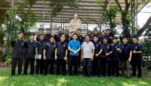 With the group of Postulants (in balck uniform) together with the Asst. Postulant formator, Fr. Thomas Ngueyn Minh Tai.