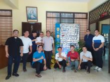 l'equipe di formazione (padri, diaconi, e magisterianti) del Fr Hannibal Formation Center di Merville, Paranaque.