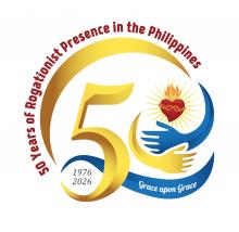 Logo of the 50th Anniversary of the Rogationist Mission in Asia / Philippines