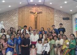 Blessing of the Caritas Center and Church of Suncheon for the Migrant Ministry, particularly for Vietnamese and Filipino Catholics..