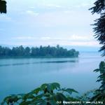 Vista dalla nostra casa di Cyangugu sul lago Kivu.