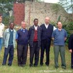 I religiosi di Nyanza e Cyangugu con i padri in visita 
