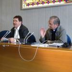<p>Foto dell'intervento di introduzione ai lavori tenuto dal Sup. Generale P. Angelo A. Mezzari</p>